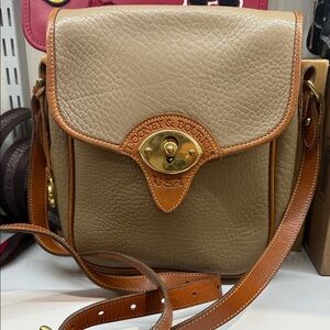 Dooney & Bourke Brown Leather Crossbody Bag